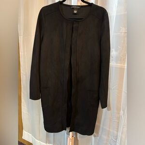 Joan Vaas Faux Suede Lightweight Jacket